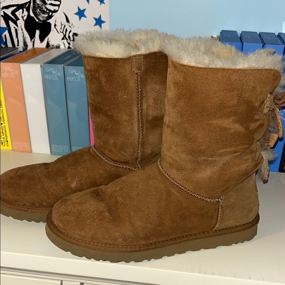 Cozy Brown Shearling Boots